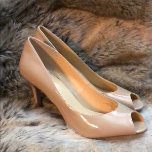 Liz Claiborne Open-Toe Nude Heel